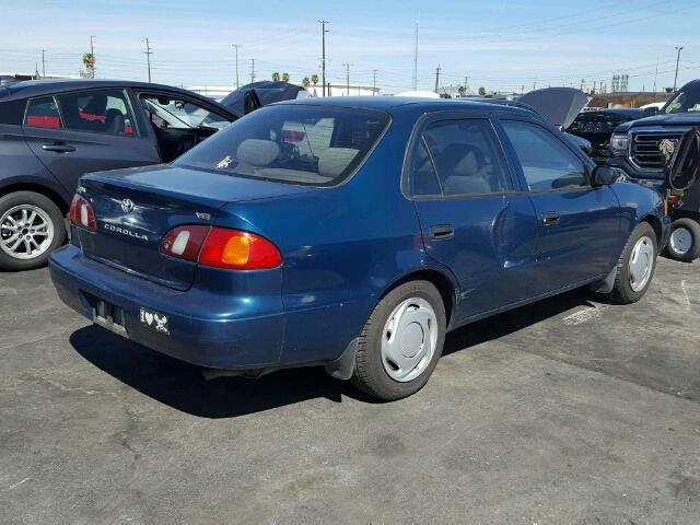 1NXBR12E4WZ123875 - 1998 TOYOTA COROLLA VE BLUE photo 4