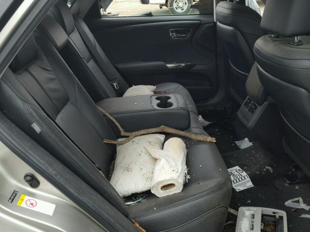 4T1BK1EB2GU219270 - 2016 TOYOTA AVALON XLE 金色 照片 6