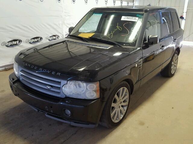 SALME15426A200099 - 2006 LAND ROVER RANGE ROVE BLACK photo 2