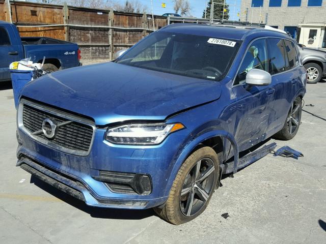 YV4A22PM4H1155544 - 2017 VOLVO XC90 T6 BLUE photo 2