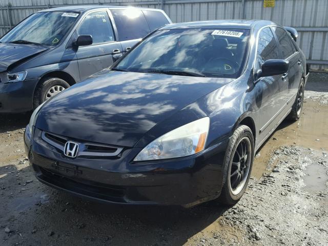 1HGCM56834A059234 - 2004 HONDA ACCORD EX BLACK photo 2