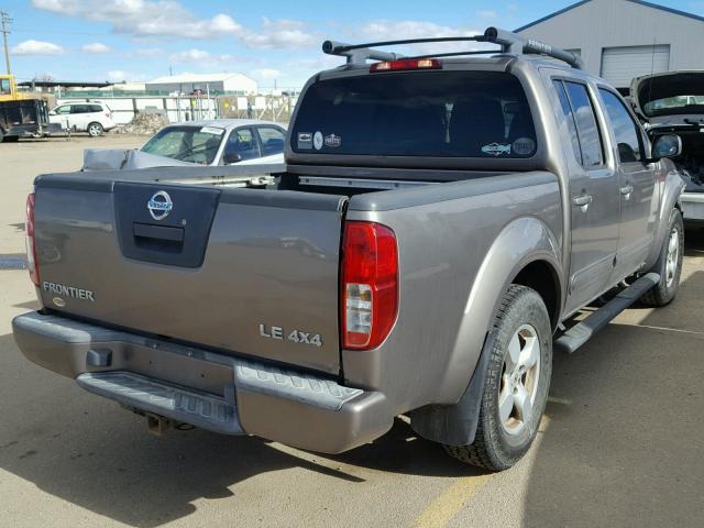1N6AD07WX6C461293 - 2006 NISSAN FRONTIER C GOLD photo 4