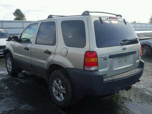 1FMYU93146KB08016 - 2006 FORD ESCAPE XLT BEIGE photo 3