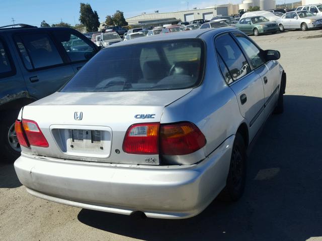 2HGEJ6670XH562739 - 1999 HONDA CIVIC LX SILVER photo 4