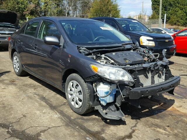 2T1BU4EE4BC673441 - 2011 TOYOTA COROLLA GRAY photo 1