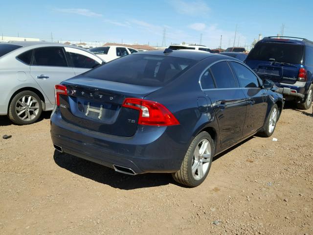 YV1612FS7E1292835 - 2014 VOLVO S60 T5 BLUE photo 4