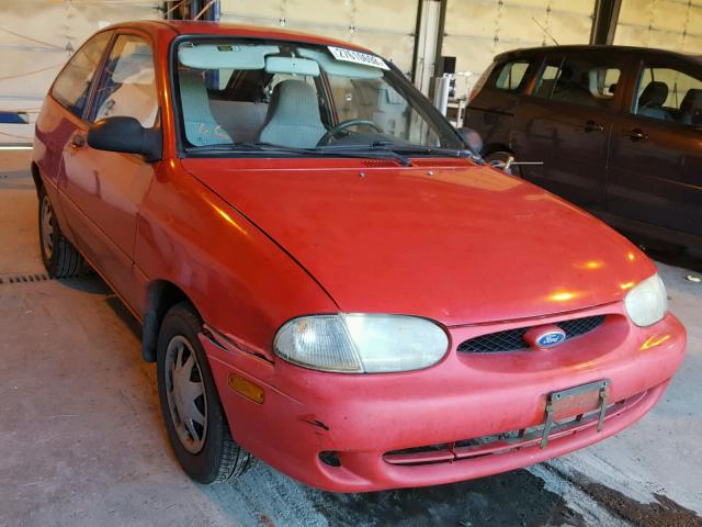 KNJLT05H3V6233763 - 1997 FORD ASPIRE RED photo 1