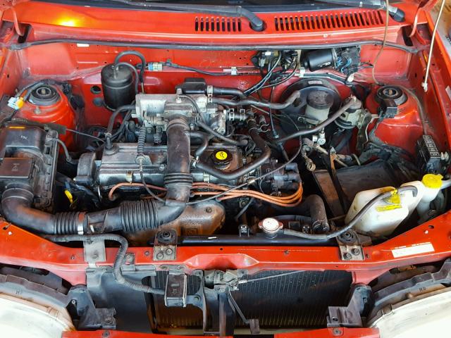 KNJLT05H3V6233763 - 1997 FORD ASPIRE RED photo 7