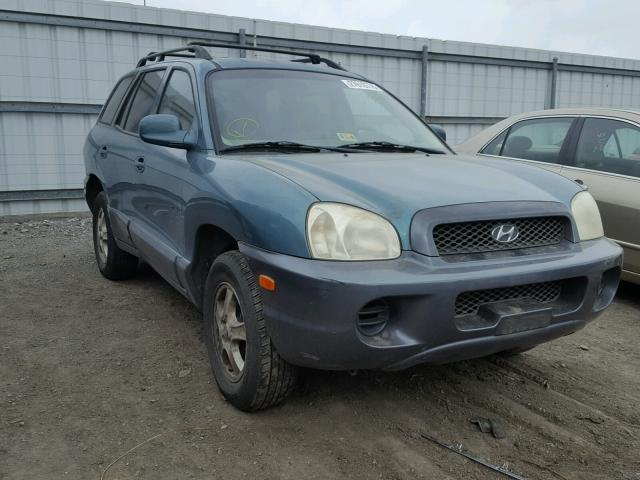 KM8SB12B43U444966 - 2003 HYUNDAI SANTA FE G TEAL photo 1