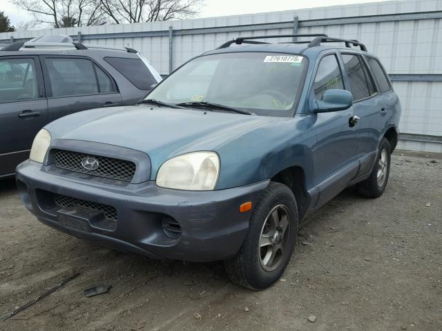 KM8SB12B43U444966 - 2003 HYUNDAI SANTA FE G TEAL photo 2