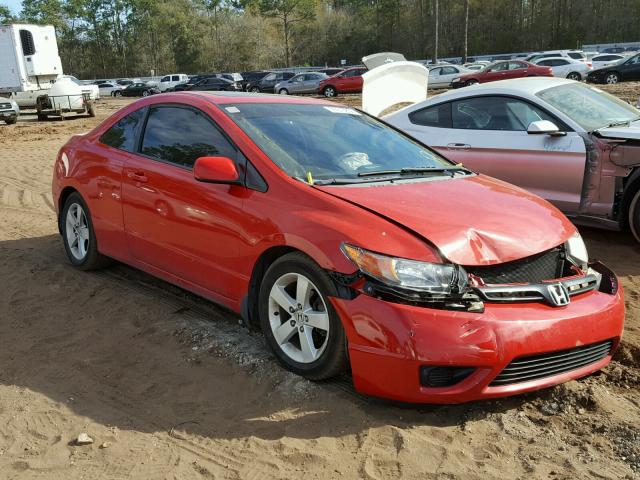 2HGFG12877H582250 - 2007 HONDA CIVIC EX RED photo 1