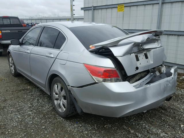 1HGCP26808A145399 - 2008 HONDA ACCORD EXL SILVER photo 3