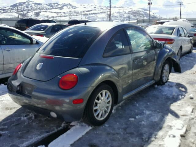 3VWBK21C83M413144 - 2003 VOLKSWAGEN NEW BEETLE GRAY photo 4