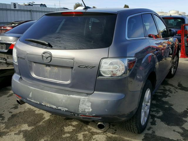 JM3ER29L380200815 - 2008 MAZDA CX-7 GRAY photo 4