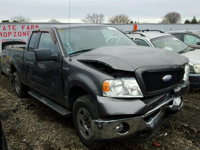 1FTPX14516FB38903 - 2006 FORD F150 GRAY photo 1