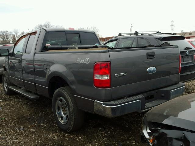 1FTPX14516FB38903 - 2006 FORD F150 Gris photo 3