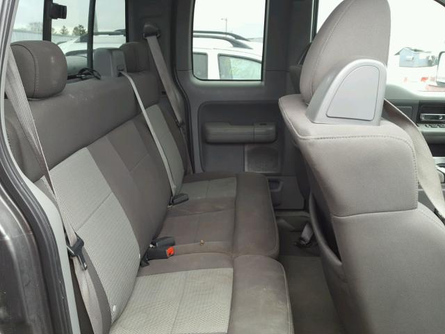 1FTPX14516FB38903 - 2006 FORD F150 Gris photo 6