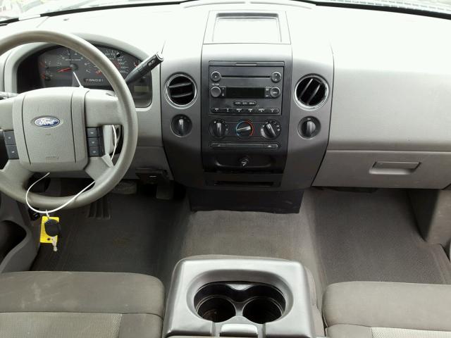 1FTPX14516FB38903 - 2006 FORD F150 Gris photo 9