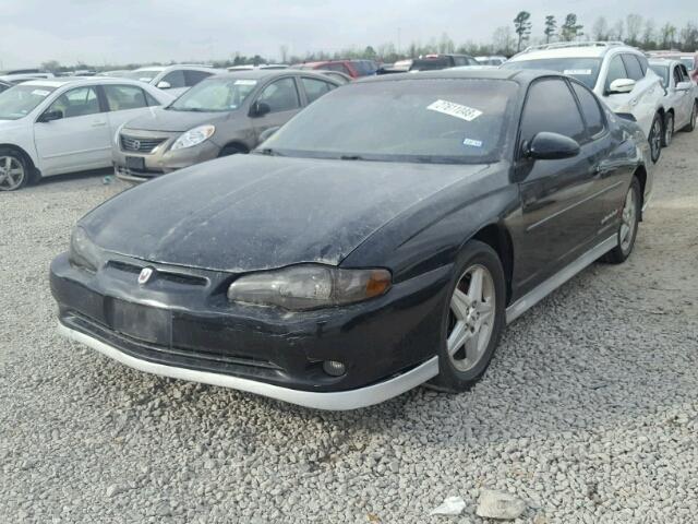 2G1WX15K529183970 - 2002 CHEVROLET MONTE CARL BLACK photo 2