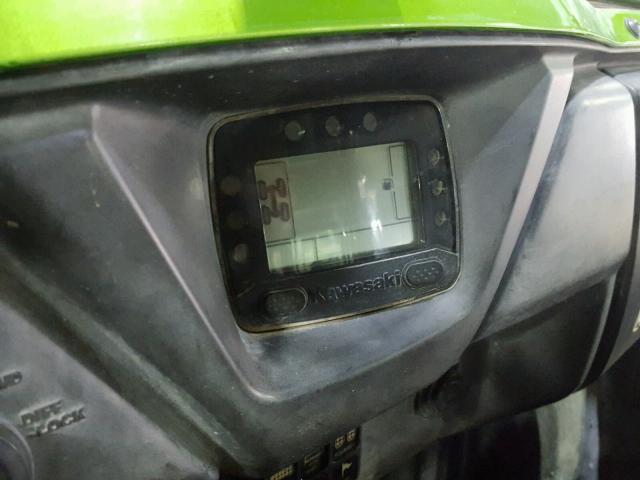 JKBRFCC15EB501706 - 2014 KAWASAKI KRF800 C GREEN photo 10