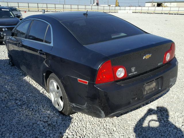 1G1ZA5EU8BF343130 - 2011 CHEVROLET MALIBU LS შავი ფოტო 3
