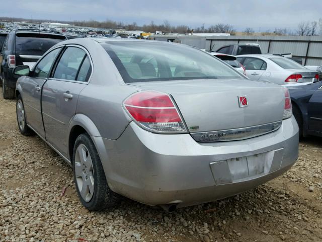 1G8ZS57N68F200917 - 2008 SATURN AURA XE SILVER photo 3