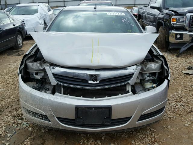 1G8ZS57N68F200917 - 2008 SATURN AURA XE SILVER photo 7