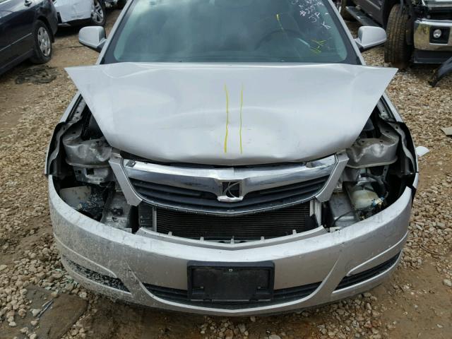 1G8ZS57N68F200917 - 2008 SATURN AURA XE SILVER photo 9