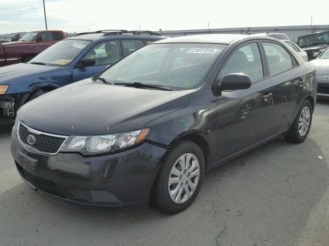 KNAFT4A20D5718078 - 2013 KIA FORTE LX BLACK photo 2