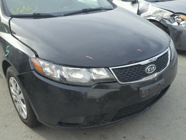 KNAFT4A20D5718078 - 2013 KIA FORTE LX BLACK photo 9