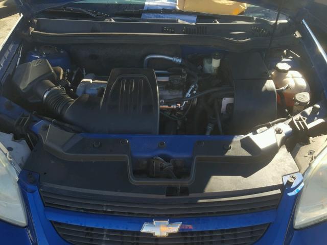 1G1AK52F457630169 - 2005 CHEVROLET COBALT BLUE photo 7