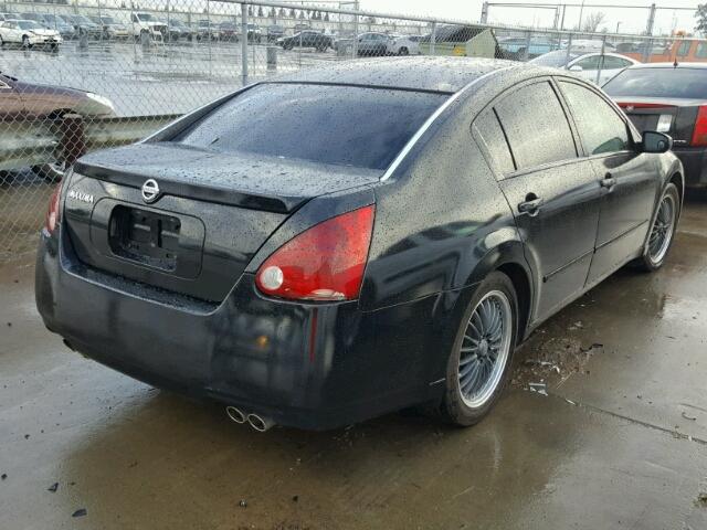 1N4BA41E75C843745 - 2005 NISSAN MAXIMA SE BLACK photo 4