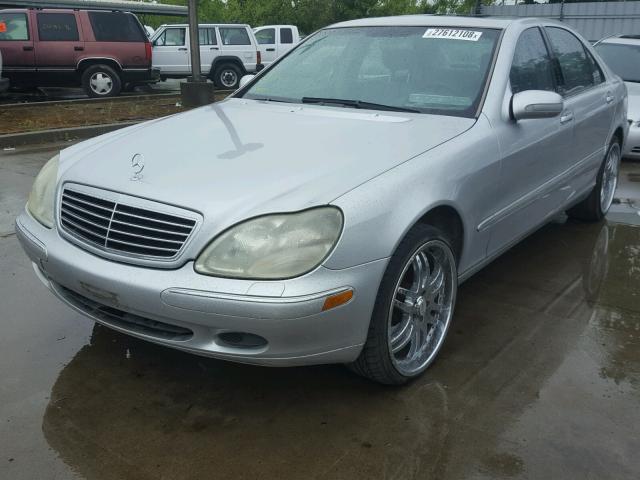 WDBNG75J41A216472 - 2001 MERCEDES-BENZ S 500 SILVER photo 2