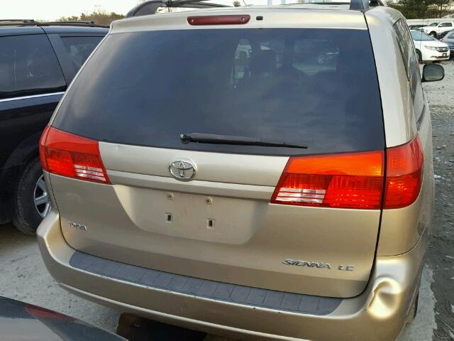 5TDZA23C74S034087 - 2004 TOYOTA SIENNA TAN photo 9