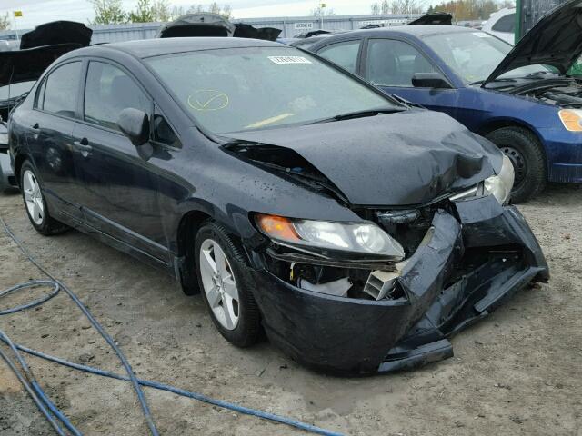 2HGFA16376H023442 - 2006 HONDA CIVIC DX V BLACK photo 1