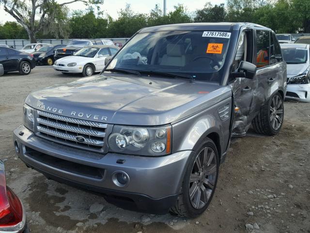 SALSH23407A112807 - 2007 LAND ROVER RANGE ROVE SILVER photo 2