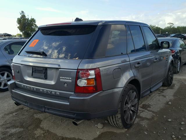 SALSH23407A112807 - 2007 LAND ROVER RANGE ROVE SILVER photo 4