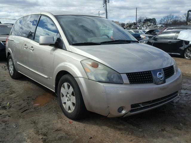 5N1BV28U74N348797 - 2004 NISSAN QUEST S BEIGE photo 1