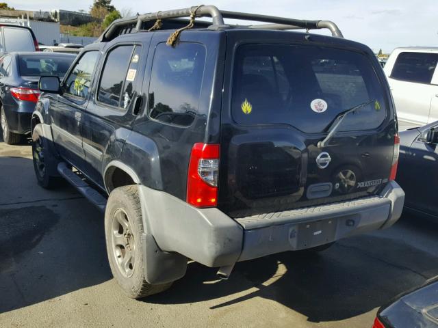 5N1ED28Y74C604984 - 2004 NISSAN XTERRA XE BLACK photo 3