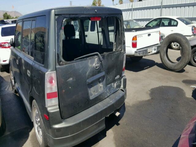 JTLKT324350200609 - 2005 TOYOTA SCION XB GREEN photo 3