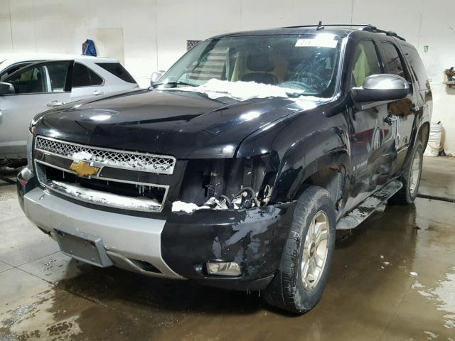 1GNFK13057R352624 - 2007 CHEVROLET TAHOE K150 BLACK photo 2