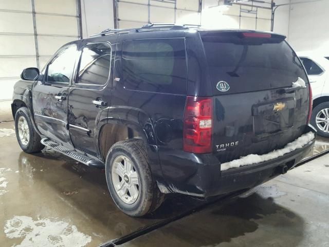 1GNFK13057R352624 - 2007 CHEVROLET TAHOE K150 BLACK photo 3