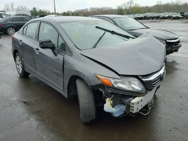 19XFB2F50CE335676 - 2012 HONDA CIVIC LX GRAY photo 1