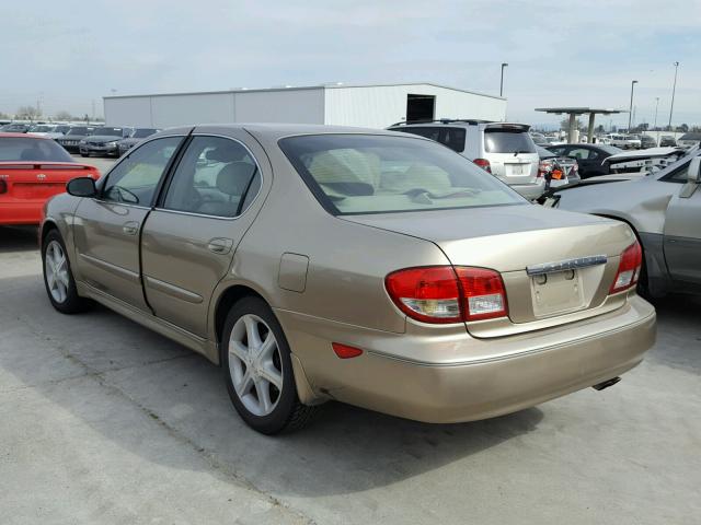 JNKDA31AX2T008789 - 2002 INFINITI I35 GOLD photo 3