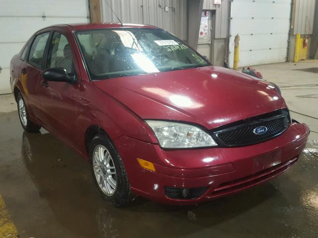 1FAFP34N65W315960 - 2005 FORD FOCUS ZX4 RED photo 1