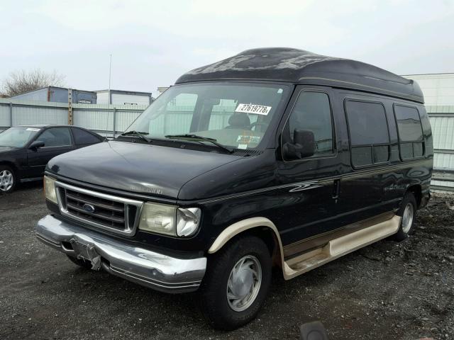 1FDRE14L33HB11050 - 2003 FORD ECONOLINE BLACK photo 2