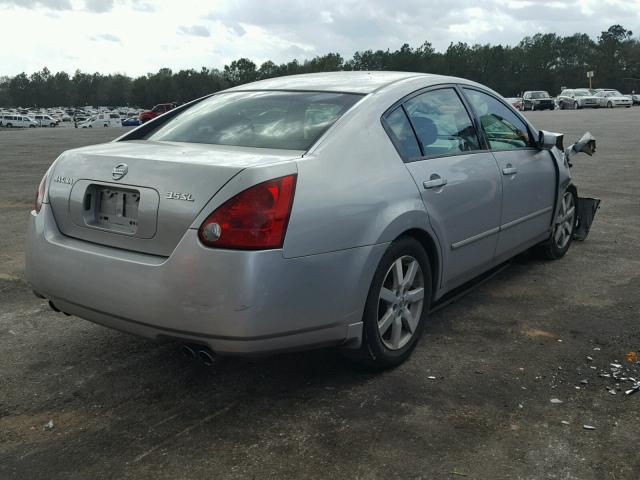 1N4BA41E15C876398 - 2005 NISSAN MAXIMA SE SILVER photo 4