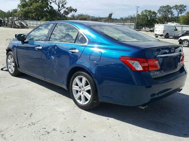 JTHBJ46G572125719 - 2007 LEXUS ES 350 BLUE photo 3