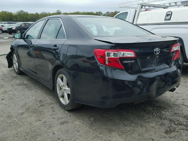 4T1BF1FK7DU223023 - 2013 TOYOTA CAMRY L/SE BLACK photo 3