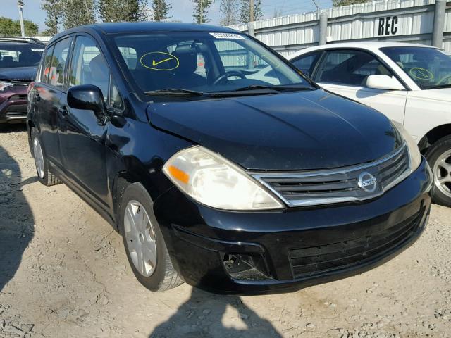 3N1BC1CPXAL355683 - 2010 NISSAN VERSA S BLACK photo 1